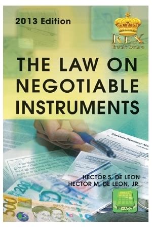 why deprive yourself pure taboo|The Law on Negotiable Instruments by De Leon .